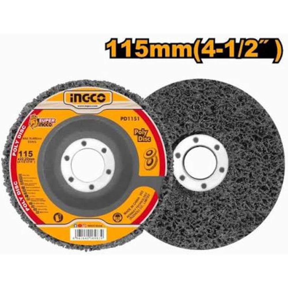 Коралловый зачистной диск INGCO 115мм PD1151