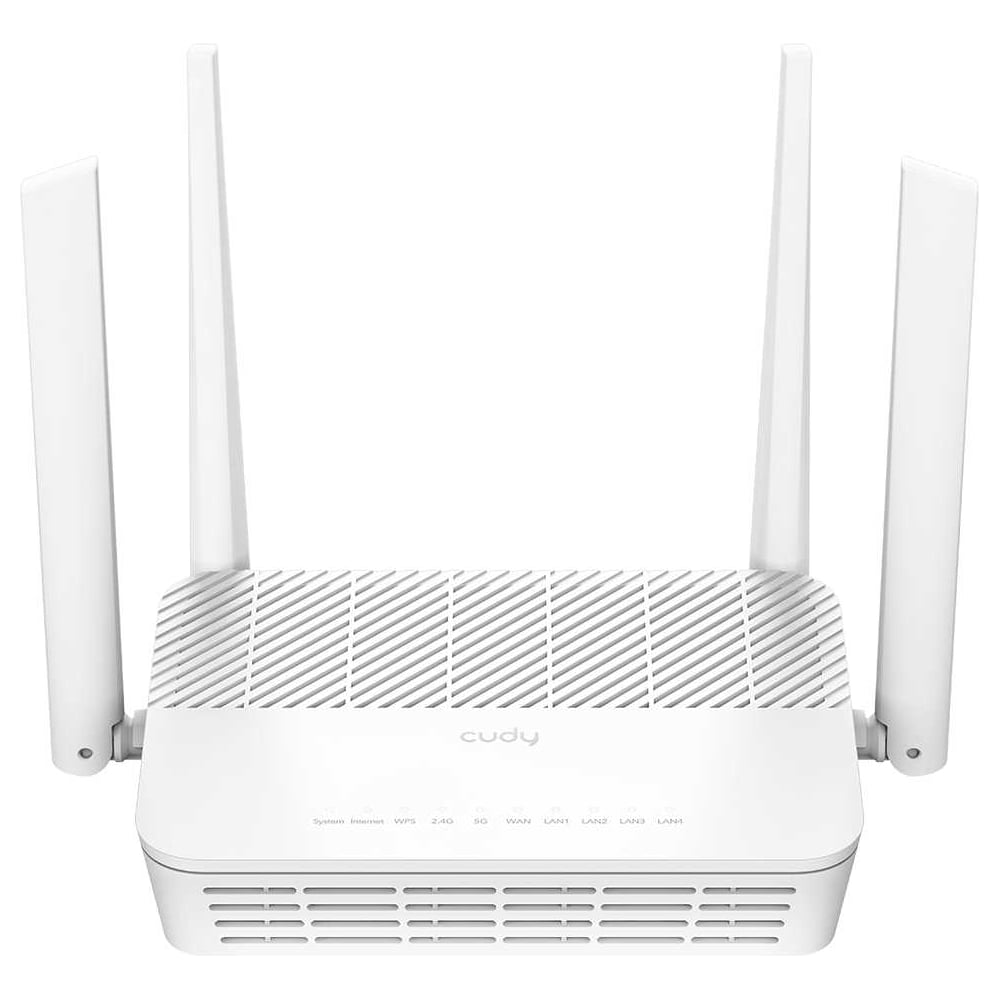 Гигабитный роутер WR3000S 1.0 Cudy Wi-Fi 6 AX3000, 2,4/5 ГГц, до 2976 Мбит/с, 5x1 Гбит/с, IPv6, поддержка OpenWRT, 4 антенны, белый 10000146383