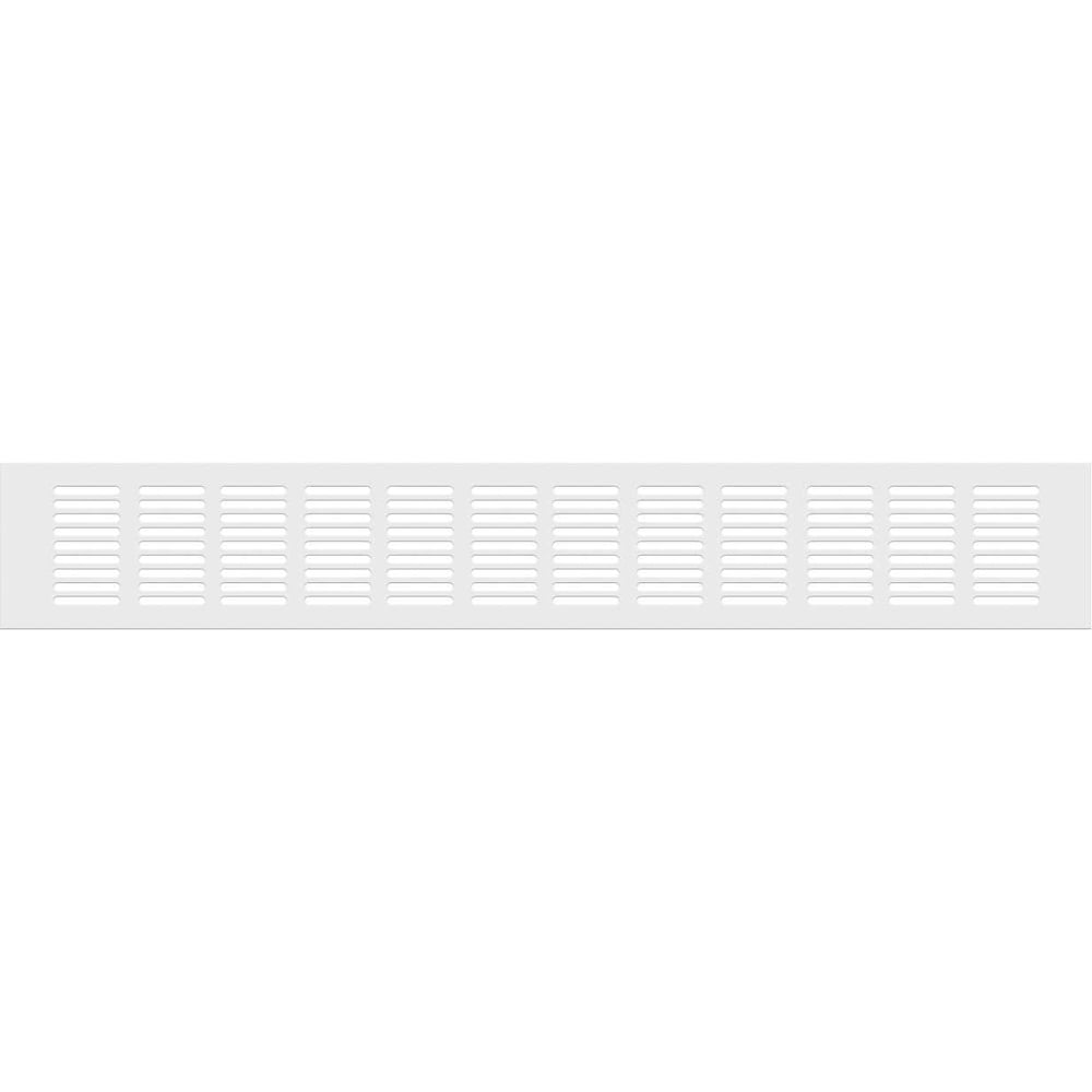 Вентиляционная решетка Mebax 60х500, белый матовый 00-00003640