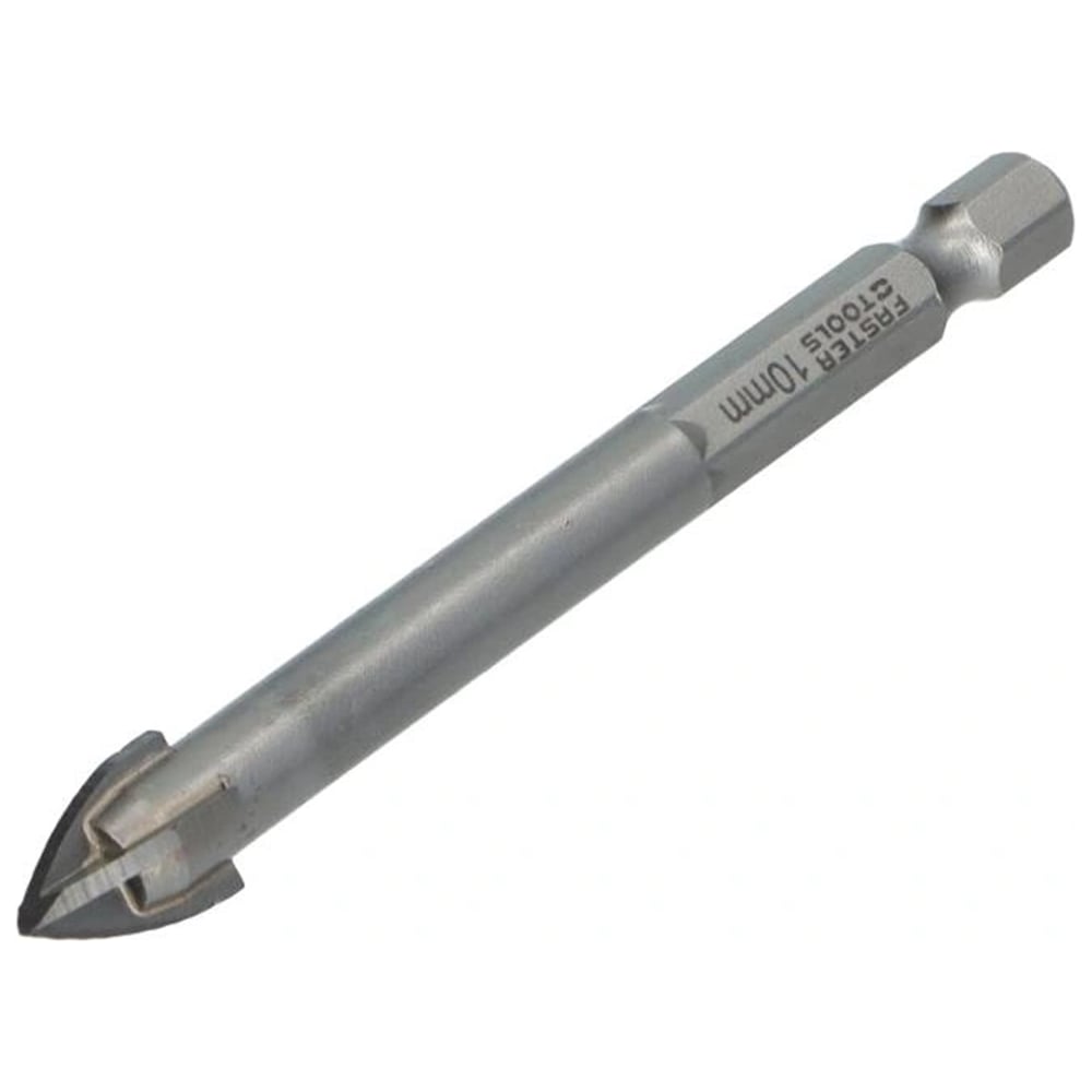 Сверло FASTER TOOLS для стекла и плитки, 4-лезвийное, 10.0 мм, длина 85 мм FT228-10
