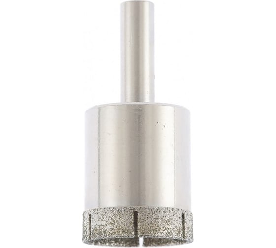 Изображение товара Коронка алмазная по стеклу и керамограниту (25x55 мм; цилиндрический хвостовик) РемоКолор 35-4-225