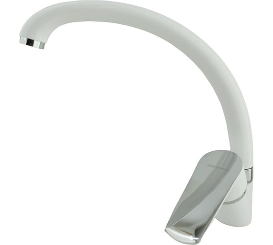 Изображение товара Смеситель для кухни Rainsberg белый, однорычажное управление, силумин R0202AF-1 R2013KF