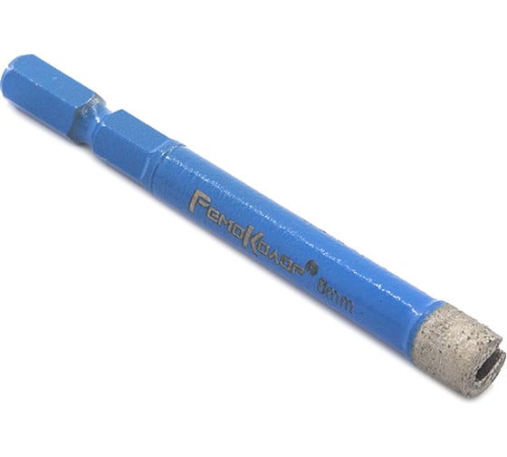 Изображение товара Коронка алмазная по стеклу и керамограниту (8x35 мм; 6-гранный хвостовик) РемоКолор 35-4-302