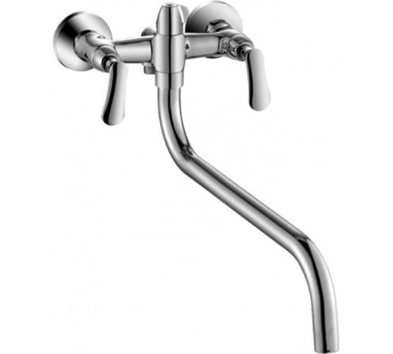 Изображение товара Смеситель для ванны OUTE с длинным поворотным изливом 350 мм, латунь T7723