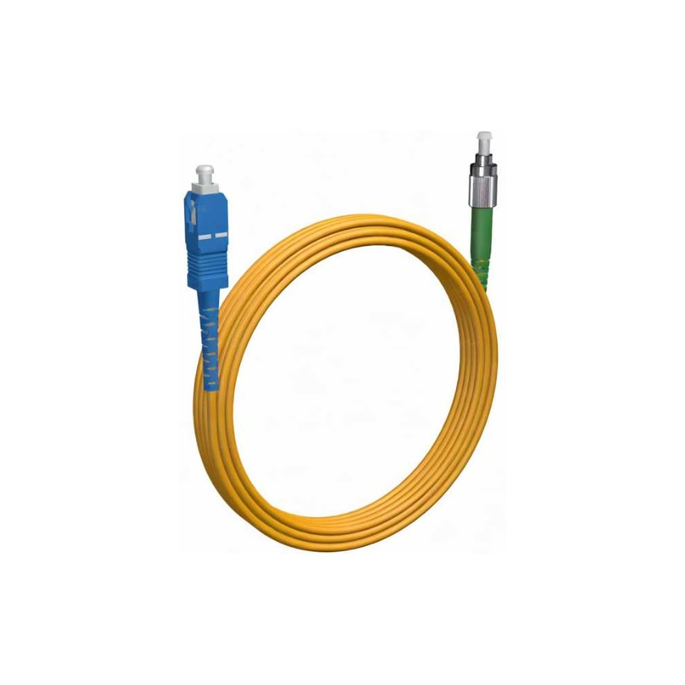 Шнур оптический KOSCAB spc SC/UPC-FC/APC 9/125 3.0мм 88м LSZH (патч-корд)шт КОС-SPC-9-SC/U-FC/A-3.0-88