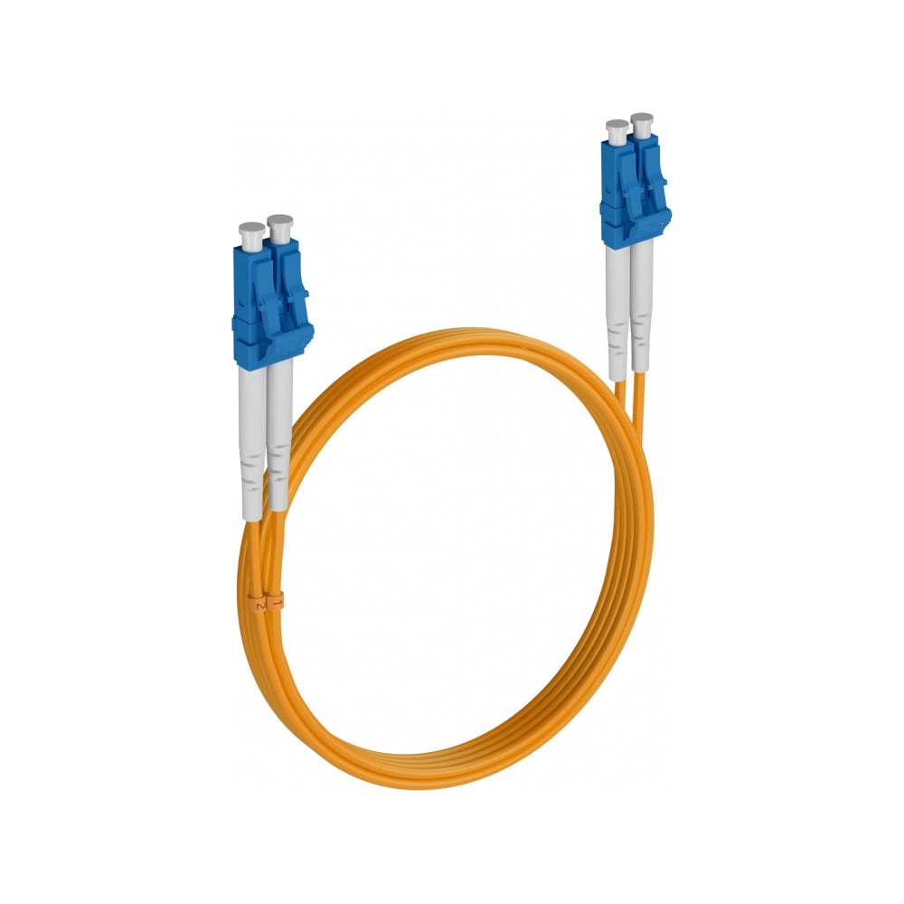 Шнур оптический KOSCAB dpc LC/UPC-ST/APC 9/125 2.0мм 2м LSZH (патч-корд)шт КОС-DPC-9-LC/U-ST/A-2.0-2