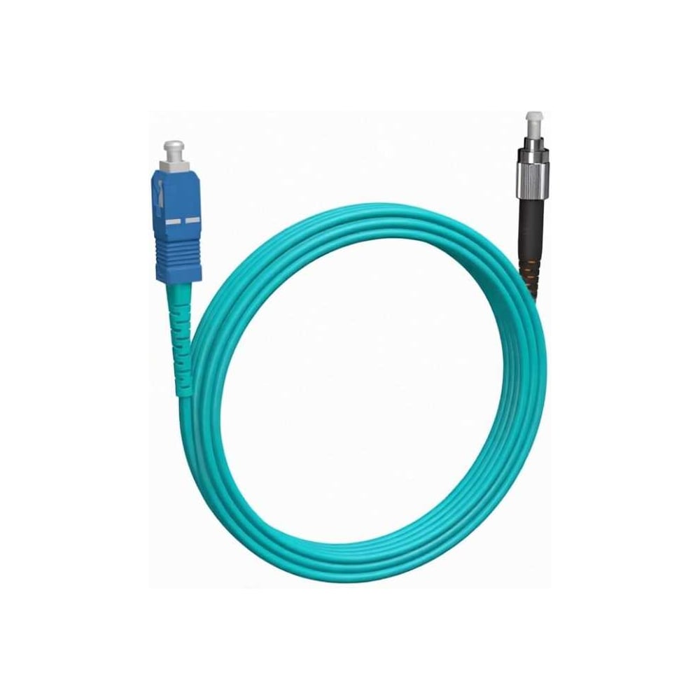Шнур оптический KOSCAB spc SC/UPC-FC/UPC 50/125 OM3 3.0мм 11м LSZH (патч-корд)шт КОС-SPC-503-SC/U-FC/U-3.0-11