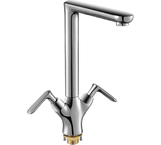 Изображение товара Смеситель для кухни OUTE двухвентильный, хром, латунь T7713B