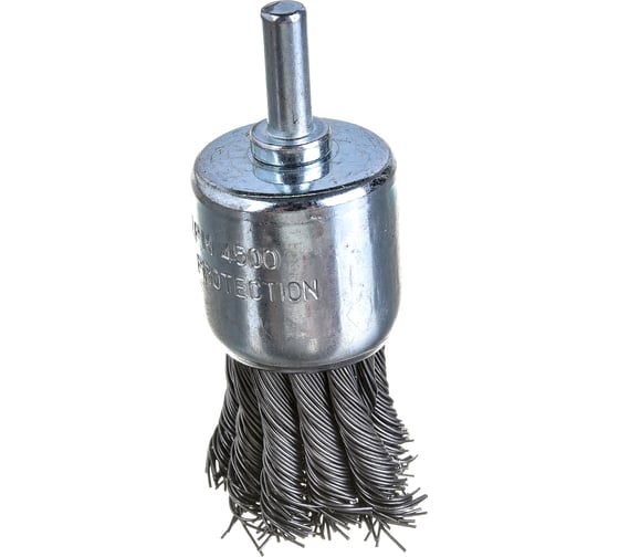 Изображение товара Щетка-крацовка кистевая со шпилькой (30 мм; витая стальная проволока) РемоКолор 45-2-504