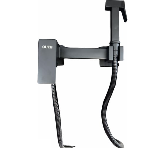 Изображение товара Смеситель для биде OUTE с гигиеническим душем, из латуни, черный матовый TH345H