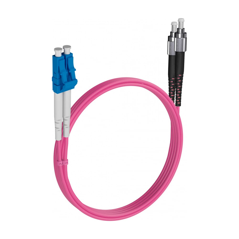 Шнур оптический KOSCAB dpc SC/UPC-FC/UPC 50/125 OM4 2.0мм 67м LSZH (патч-корд)шт КОС-DPC-504-SC/U-FC/U-2.0-67