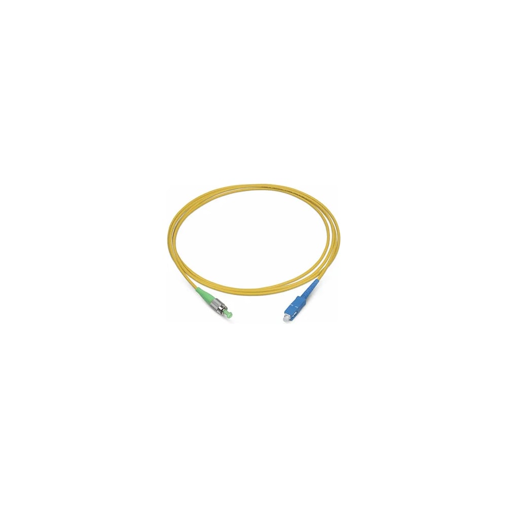 Шнур оптический KOSCAB spc FC/UPC-SC/APC 9/125 3.0мм 30м LSZH (патч-корд)шт КОС-SPC-9-FC/U-SC/A-3.0-30