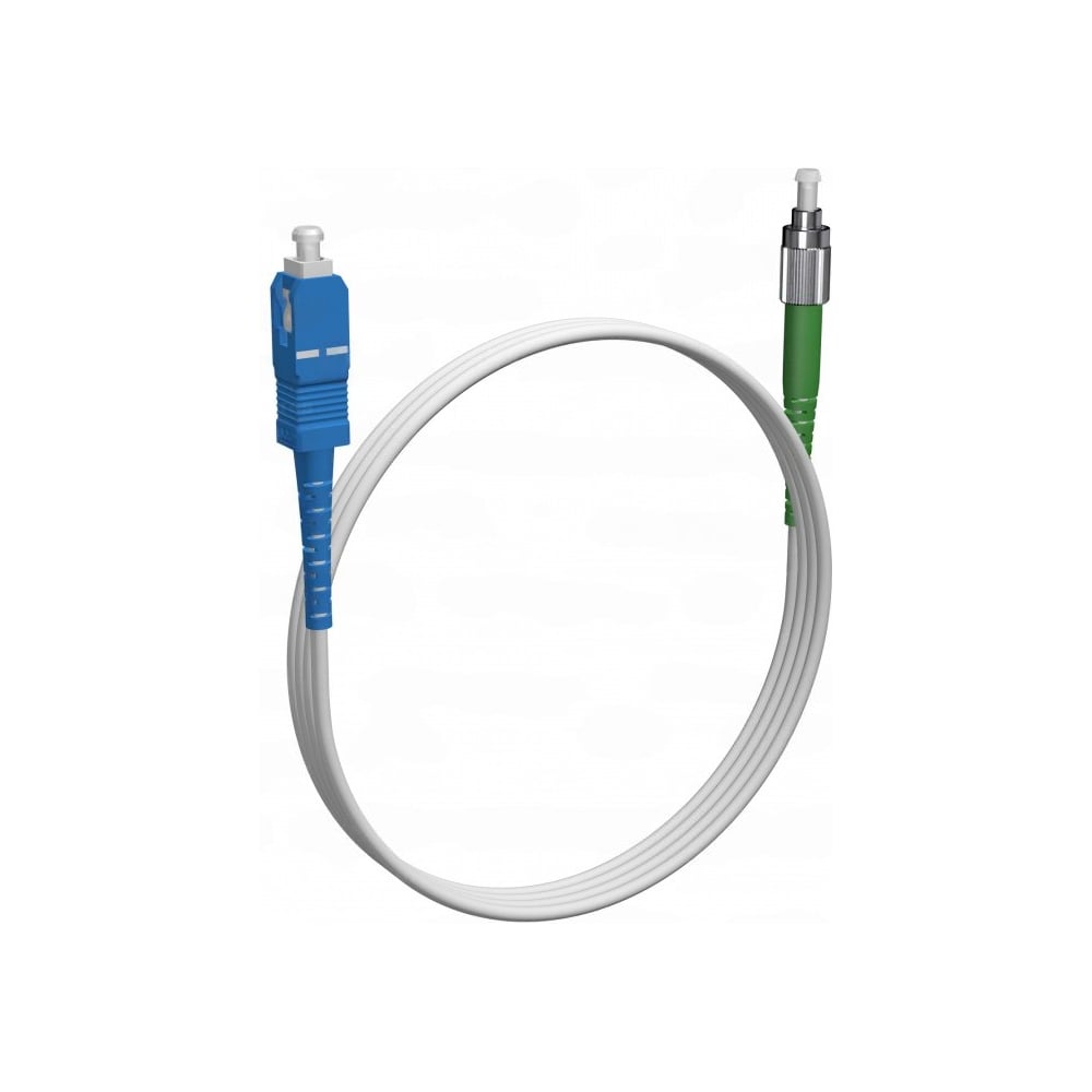 Шнур оптический KOSCAB spc SC/UPC-FC/APC G657.A1 2.0мм 27м LSZH (патч-корд)шт КОС-SPC-G657.A1-SC/U-FC/A-2.0-27