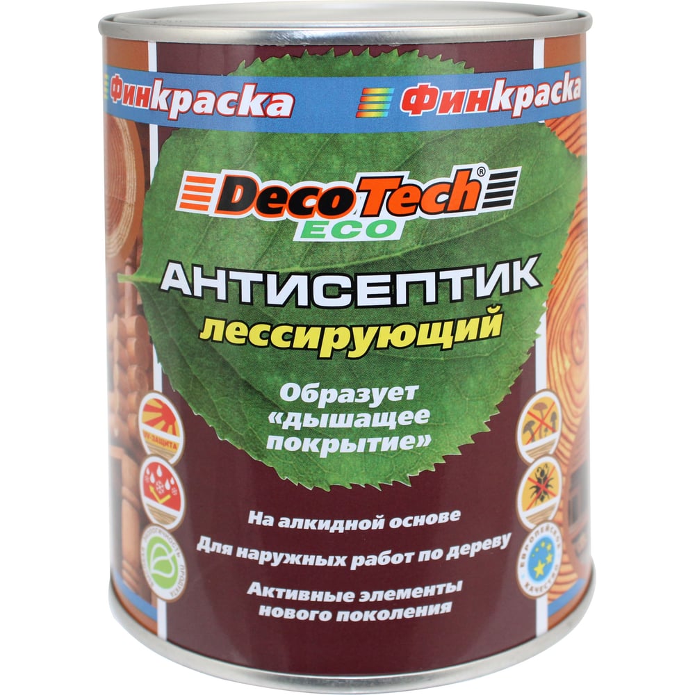Антисептик DecoTech, орех, 0,8 л, oсновной 00-01101906