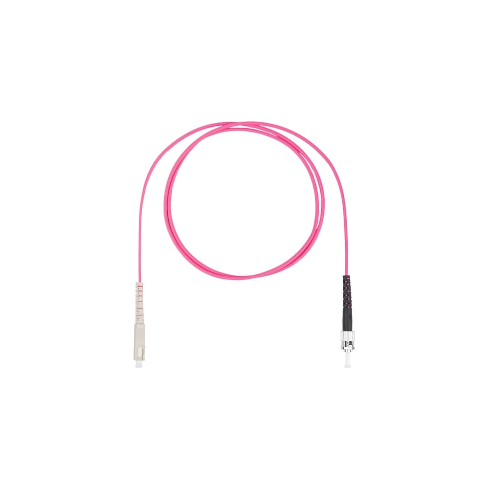 Шнур оптический KOSCAB spc SC/UPC-ST/UPC 50/125 OM4 3.0мм 9м LSZH (патч-корд) 1шт КОС-SPC-504-SC/U-ST/U-3.0-9