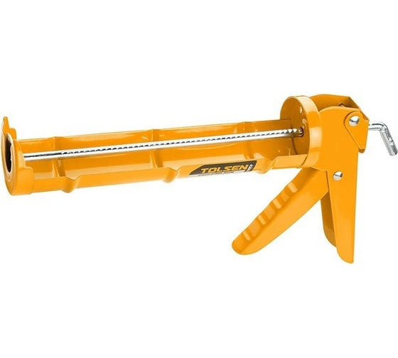 Изображение товара Пистолет для герметика TOLSEN зубчатый, 225 мм 43042