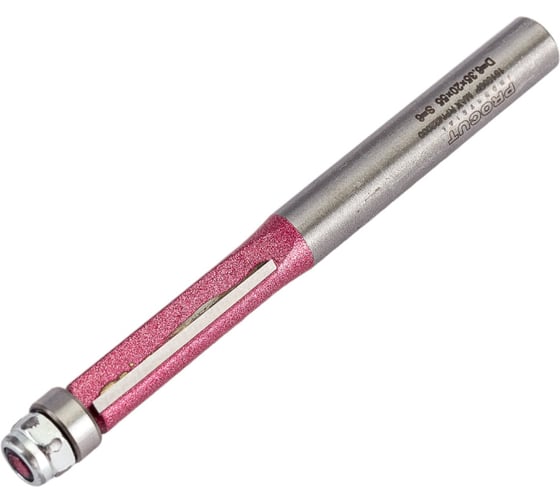 Изображение товара Фреза обгонная (6.35x20x55 мм; хв-к 6 мм; Z=2; нижний подшипник) PROCUT 151606P