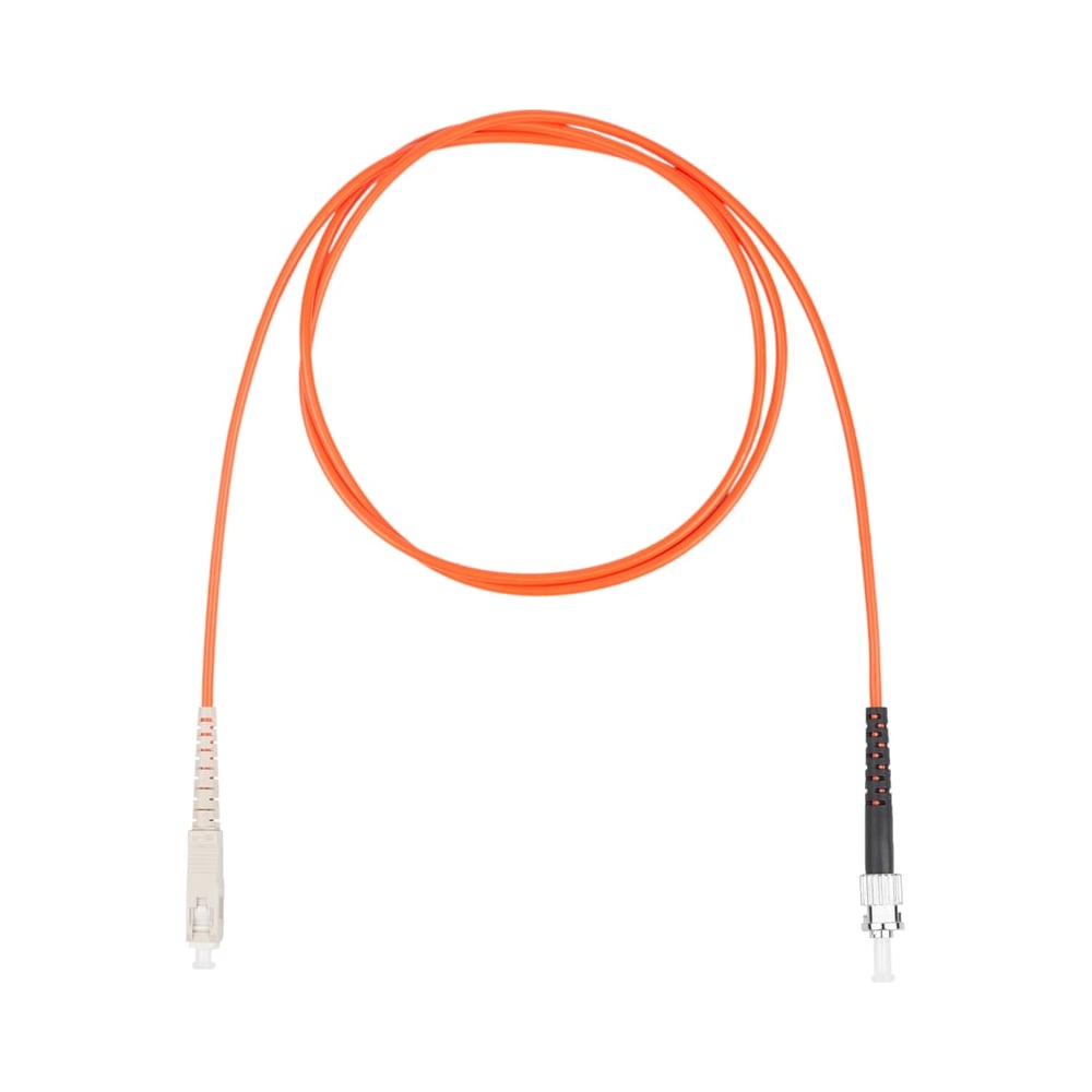 Шнур оптический KOSCAB spc SC/UPC-ST/UPC 50/125 2.0мм 23м LSZH (патч-корд) 1шт КОС-SPC-50-SC/U-ST/U-2.0-23