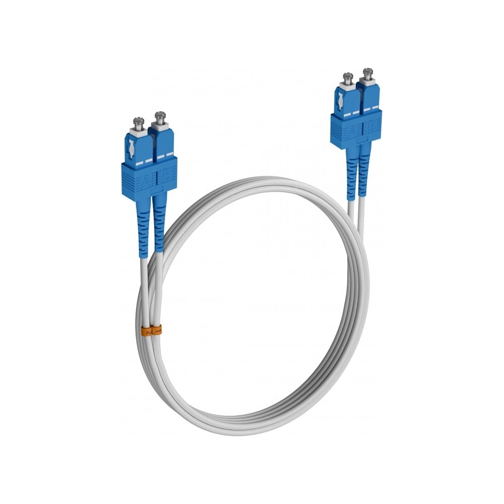 Шнур оптический KOSCAB dpc SC/UPC-SC/UPC G657.A1 2.0мм 60м LSZH (патч-корд)шт КОС-DPC-G657.A1-SC/U-SC/U-2.0-60