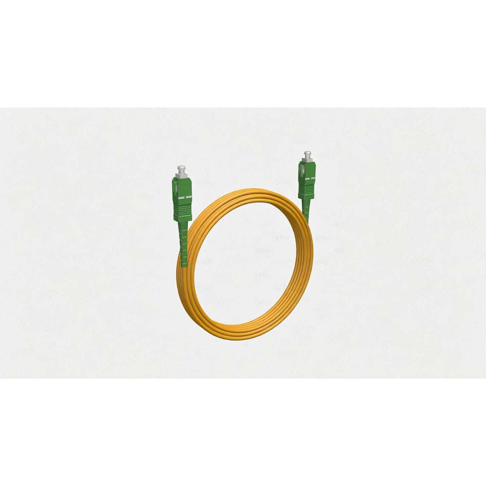 Шнур оптический KOSCAB spc SC/APC-SC/APC 9/125 3.0мм 22м LSZH (патч-корд)шт КОС-SPC-9-SC/A-SC/A-3.0-22
