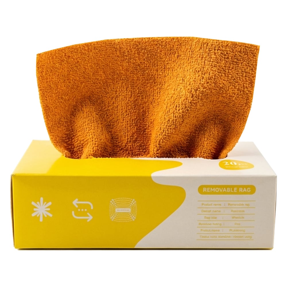 Салфетки из микрофибры KIMRIK SUNFLOWER, желтый, 20х20 см, 20 шт/упак KG744471