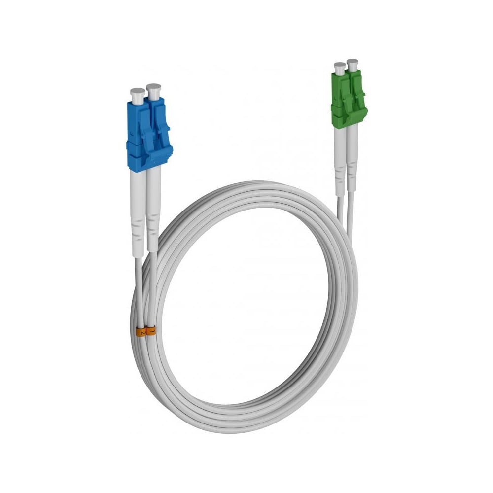 Шнур оптический KOSCAB dpc ST/UPC-FC/UPC G657.A1 3.0мм 28м LSZH (патч-корд)шт КОС-DPC-G657.A1-ST/U-FC/U-3.0-28