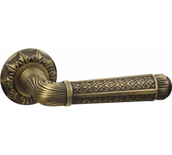 Изображение товара Ручка дверная ЦАМ матовая бронза Вантаж V63M