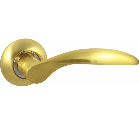 Изображение товара Ручка дверная ЦАМ матовое золото Вантаж V20C