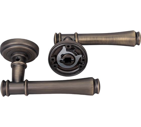 Изображение товара Ручка дверная ЦАМ матовая бронза Вантаж V16M