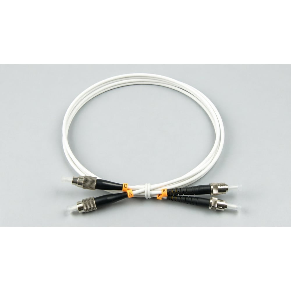 Шнур оптический KOSCAB dpc FC/UPC-ST/UPC G657.A1 2.0мм 8м LSZH (патч-корд)шт КОС-DPC-G657.A1-FC/U-ST/U-2.0-8
