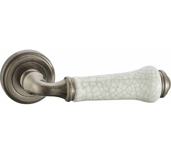 Изображение товара Ручка дверная ЦАМ состаренное серебро Вантаж V31AS/ZR