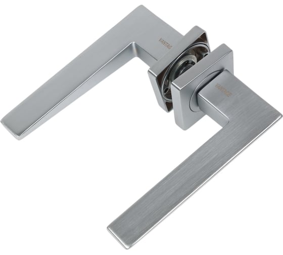 Изображение товара Ручка дверная ЦАМ матовый хром Вантаж V43L-2