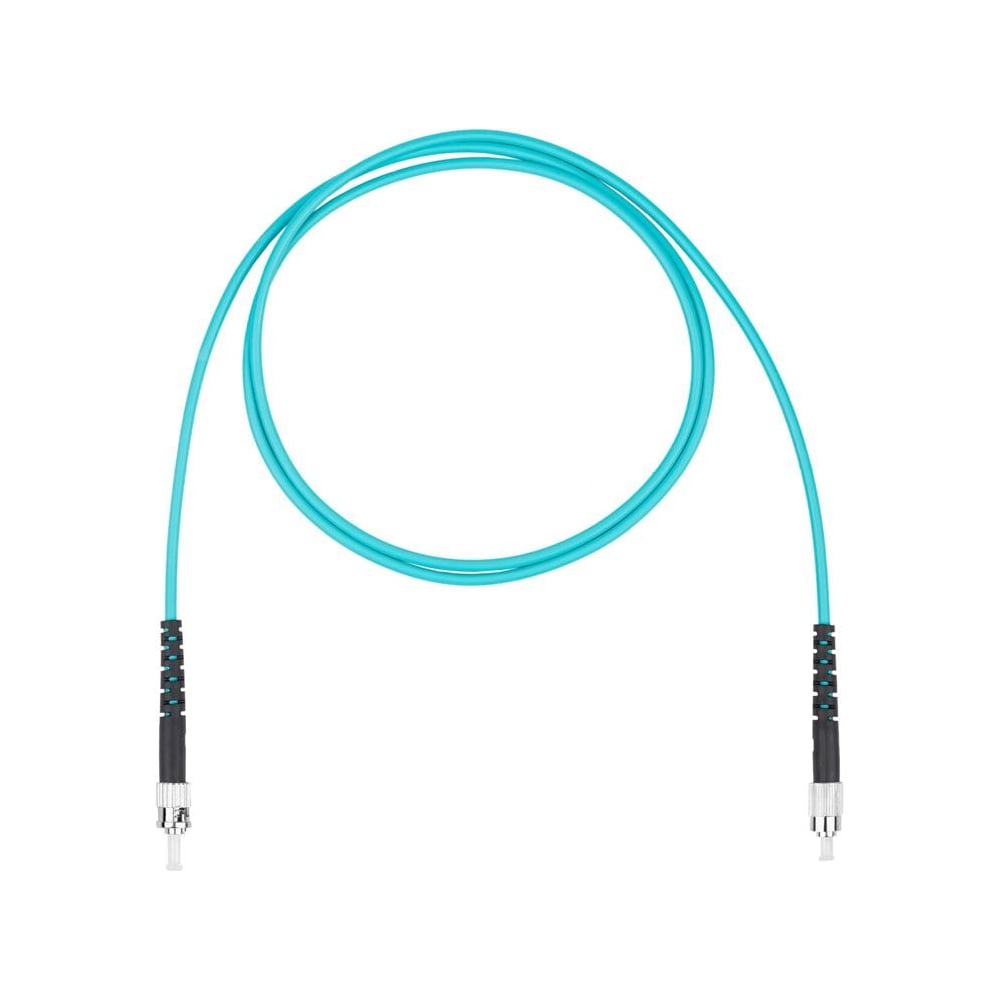 Шнур оптический KOSCAB spc FC/UPC-ST/UPC 50/125 OM3 2.0мм 12м LSZH (патч-корд)шт КОС-SPC-503-FC/U-ST/U-2.0-12