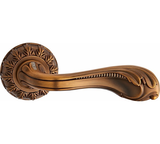 Изображение товара Ручка дверная ЦАМ кофе Вантаж V65CF