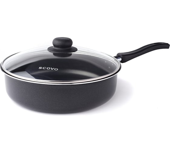 Изображение товара Сотейник SCOVO Promo диаметр 240 мм стеклянная крышка PA-020