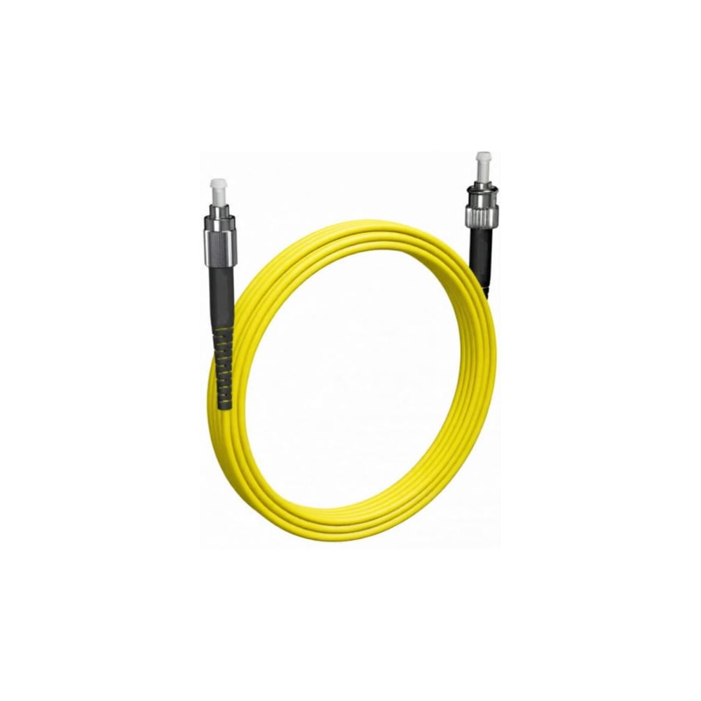 Шнур оптический KOSCAB spc ST/UPC-FC/APC 9/125 3.0мм 18м LSZH (патч-корд)шт КОС-SPC-9-ST/U-FC/A-3.0-18