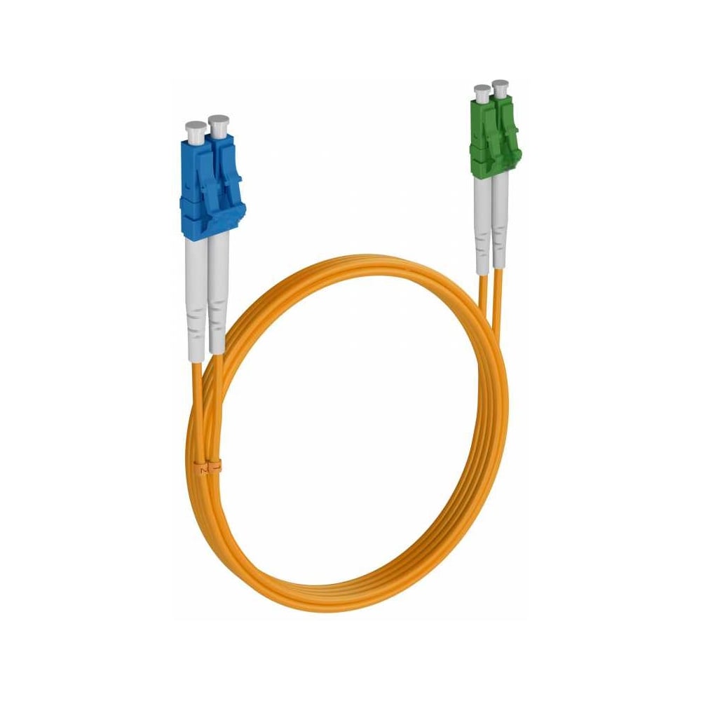 Шнур оптический KOSCAB dpc FC/UPC-FC/UPC 9/125 3.0мм 2м LSZH (патч-корд)шт КОС-DPC-9-FC/U-FC/U-3.0-2