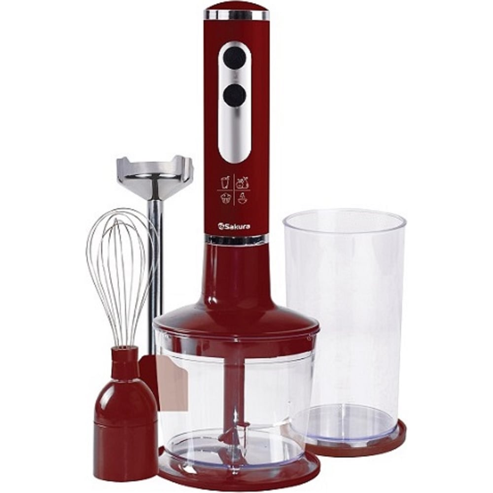 Изображение товара Блендерный набор Sakura SA-6239SRC 600 Вт с 2 скоростями и насадкой для пюрирования