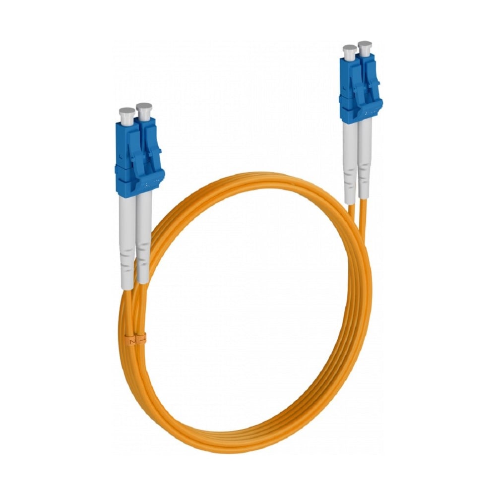 Шнур оптический KOSCAB dpc LC/UPC-LC/UPC 9/125 3.0мм 3м LSZH (патч-корд)шт КОС-DPC-9-LC/U-LC/U-3.0-3