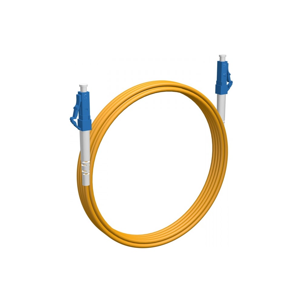 Шнур оптический KOSCAB spc LC/UPC-LC/APC 9/125 3.0мм 20м LSZH (патч-корд)шт КОС-SPC-9-LC/U-LC/A-3.0-20