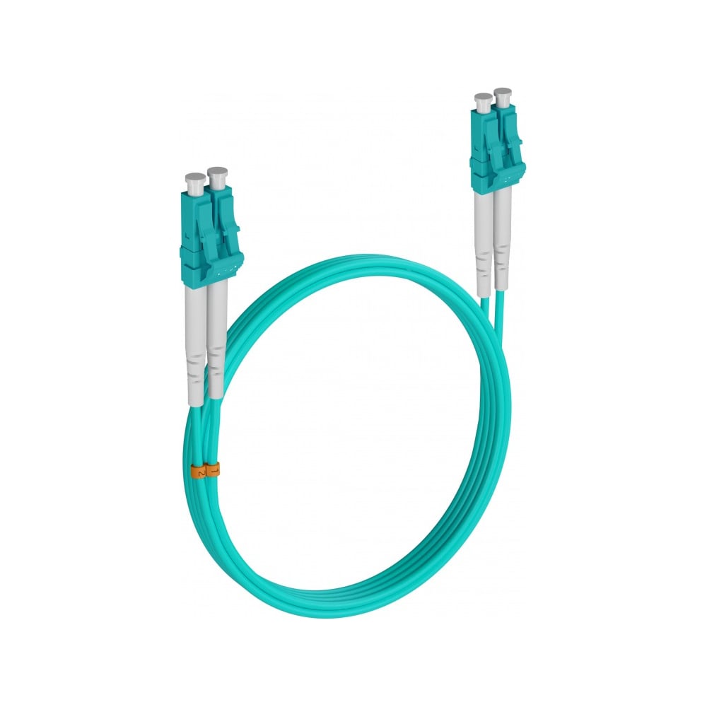 Шнур оптический KOSCAB , dpc LC/UPC-LC/UPC 50/125, OM3 3.0мм 8м LSZH (патч-корд)шт КОС-DPC-503-LC/U-LC/U-3.0-8