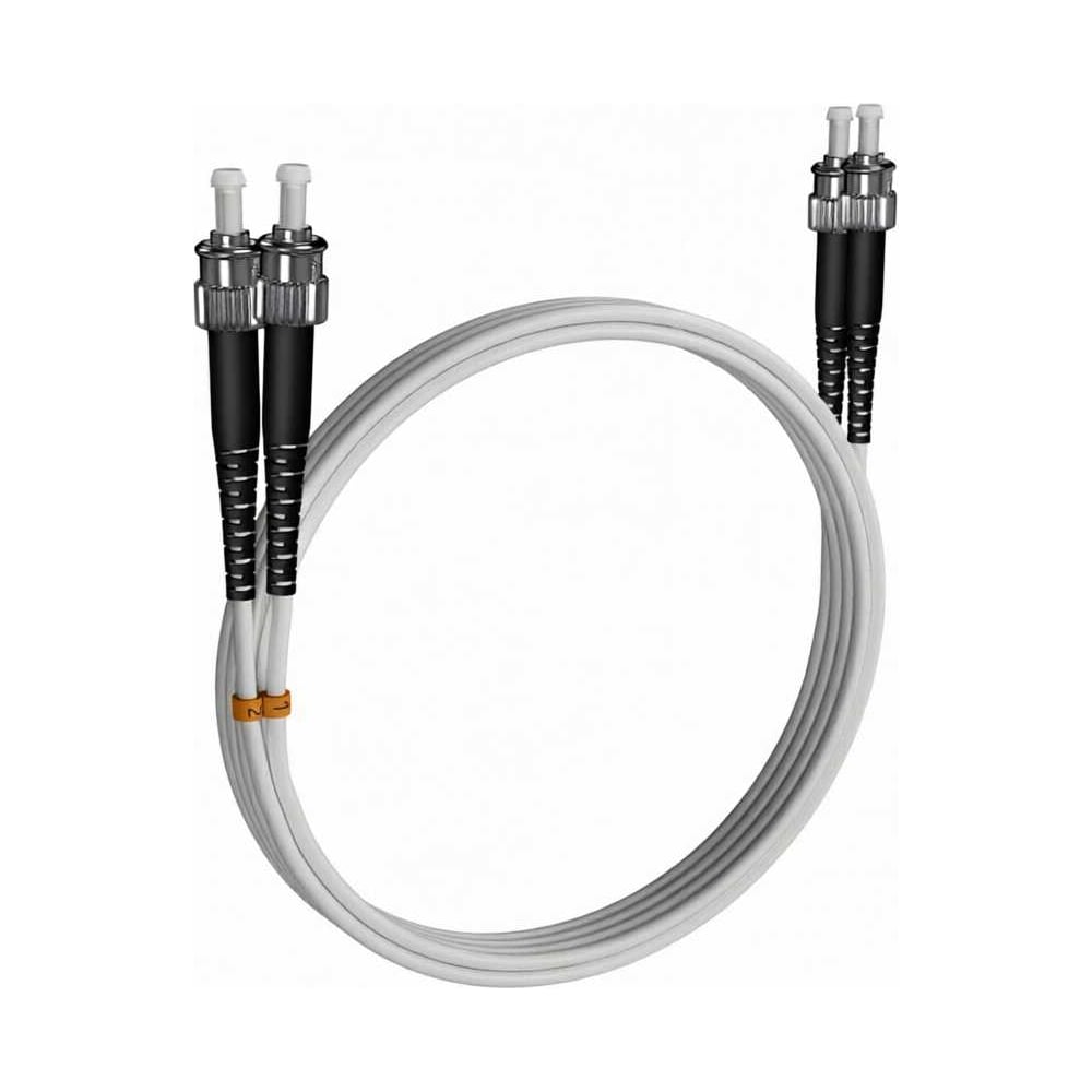 Шнур оптический KOSCAB dpc ST/APC-ST/APC G657.A1 3.0мм 1м LSZH (патч-корд)шт КОС-DPC-G657.A1-ST/A-ST/A-3.0-1