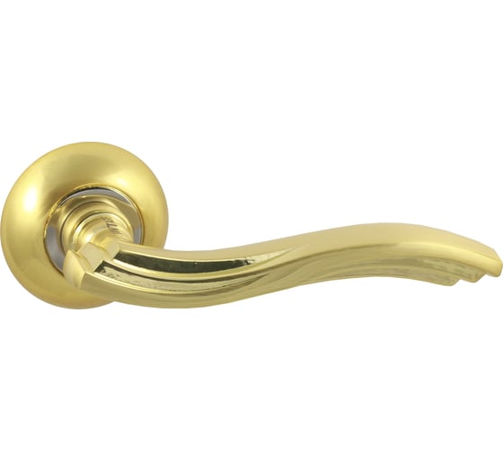 Изображение товара Ручка дверная ЦАМ матовое золото Вантаж V14C