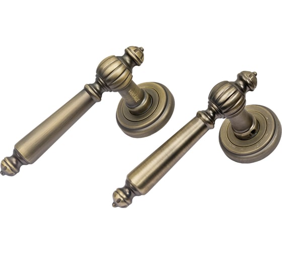 Изображение товара Ручка дверная ЦАМ матовая бронза Вантаж V17M