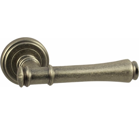 Изображение товара Ручка дверная ЦАМ состаренное серебро Вантаж V16AS