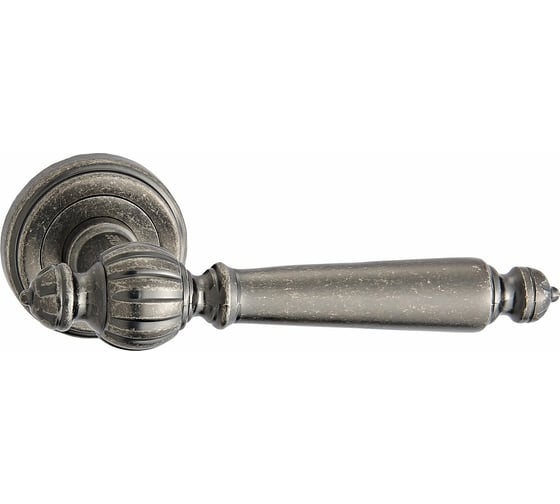 Изображение товара Ручка дверная ЦАМ состаренное серебро Вантаж V17AS