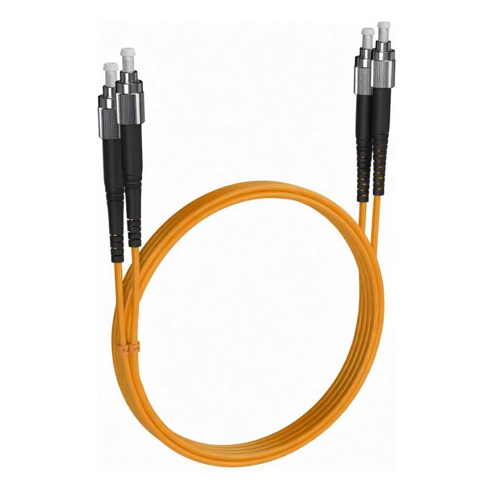 Шнур оптический KOSCAB dpc ST/UPC-ST/APC 9/125 3.0мм 42м LSZH (патч-корд)шт КОС-DPC-9-ST/U-ST/A-3.0-42