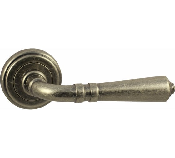 Изображение товара Ручка дверная ЦАМ состаренное серебро Вантаж V18AS