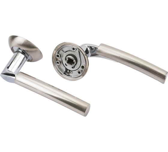 Изображение товара Ручка дверная ЦАМ матовый никель Вантаж V21D