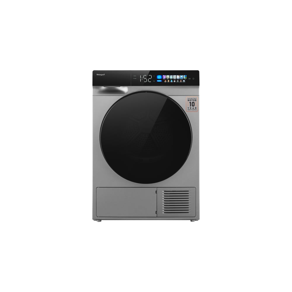 Сушильная машина Weissgauff WD998 Heat Pump Full Touch Silver 432450